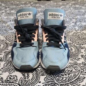 Adidas Ultra Tech Sneakers - Light Blue and Pink